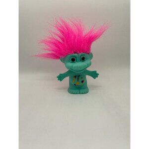 1992 Lanard Blue Light Up Troll Doll Toy